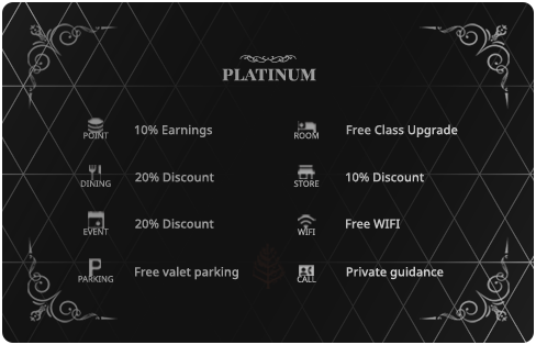 Membership Card Platinum Benefits