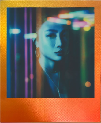 Polaroid Film Metallic Spectrum Edition image(red and orange)